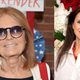 Gloria Steinem and her new best friend, Julie Taymor. Images: Getty